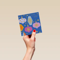 Pod Personalised To Both Of You Baubles Christmas Card 8 Pod Personalised To Both Of You Baubles Christmas Card -Pod Shop F3006053 hand S