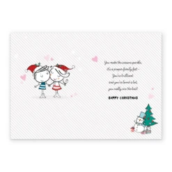 Pod Personalised Mum & Dad Cute Character Verse Christmas Card 7 Pod Personalised Mum & Dad Cute Character Verse Christmas Card -Pod Shop F3006087 alt2