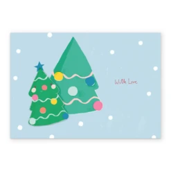 Pod Personalised Daddy From Little Boy Tree Face Christmas Card -Pod Shop F3006099 alt2