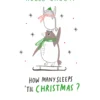 Pod Personalised Daddy How Many Sleeps Cute Christmas Card