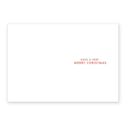 Pod Personalised Mum & Dad Robins Heart Modern Christmas Card -Pod Shop F3006111 alt2