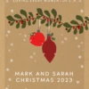 Pod Personalised One I Love Baubles Foliage Christmas Card