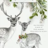 Pod Personalised One I Love Stag Doe Deer Traditional Christmas Card