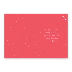 Pod Personalised One I Love Cute Penguin Christmas Card -Pod Shop F3006137 alt2