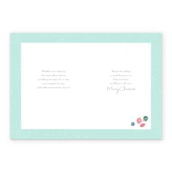 Pod Personalised Wife Traditional Baubles & Tree Christmas Card -Pod Shop F3006144 alt2