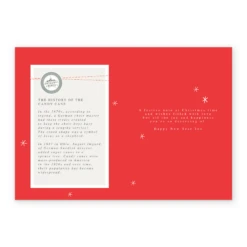 Pod Personalised & Editable Candy Cane Christmas Card For Him -Pod Shop F3006159 alt2