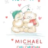 Pod Personalised Cute Forever Friends Christmas Card For Husband