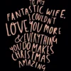 Pod Personalised Fantastic Wife Couldn't Love You More Christmas Card