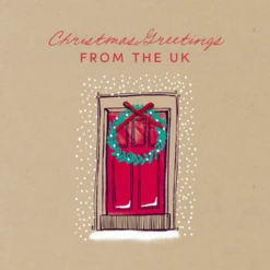 Pod Personalised Across The Miles Season's Greetings Christmas Card