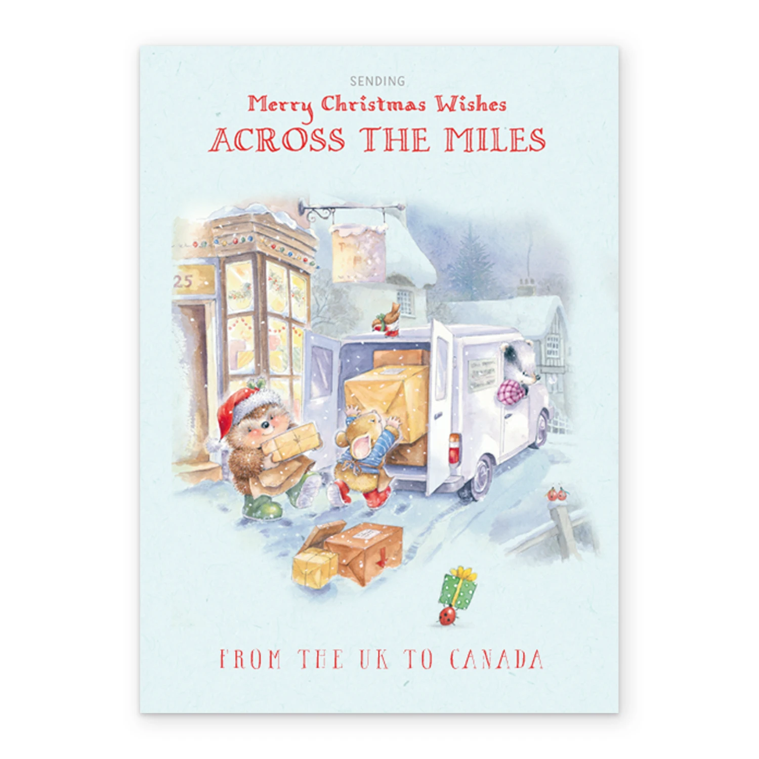 Pod Personalised Across The Miles Country Companions Christmas Card 2 Pod Personalised Across The Miles Country Companions Christmas Card - Image 2