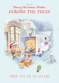 Pod Personalised Across The Miles Country Companions Christmas Card
