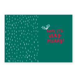 Pod Personalised Grandson Red Green & Gold Text Squiggles Christmas Card -Pod Shop F3006206 alt2