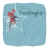 Pod Personalised Granddaughter Festive Star Christmas Card