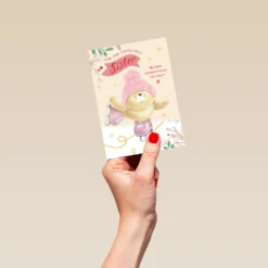 Pod Personalised Sister Forever Friends Ice Skates Christmas Card -Pod Shop F3006230 hand S