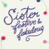 Pod Personalised Sister Festive And Fabulous Christmas Card