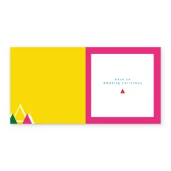 Pod Personalised Sister Geometric Pattern Christmas Card -Pod Shop F3006234 alt2