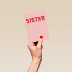 Pod Personalised Sister Get Festive Christmas Card -Pod Shop F3006235 hand S
