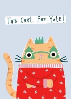 Pod Personalised Sassy Ginger Cat Christmas Card