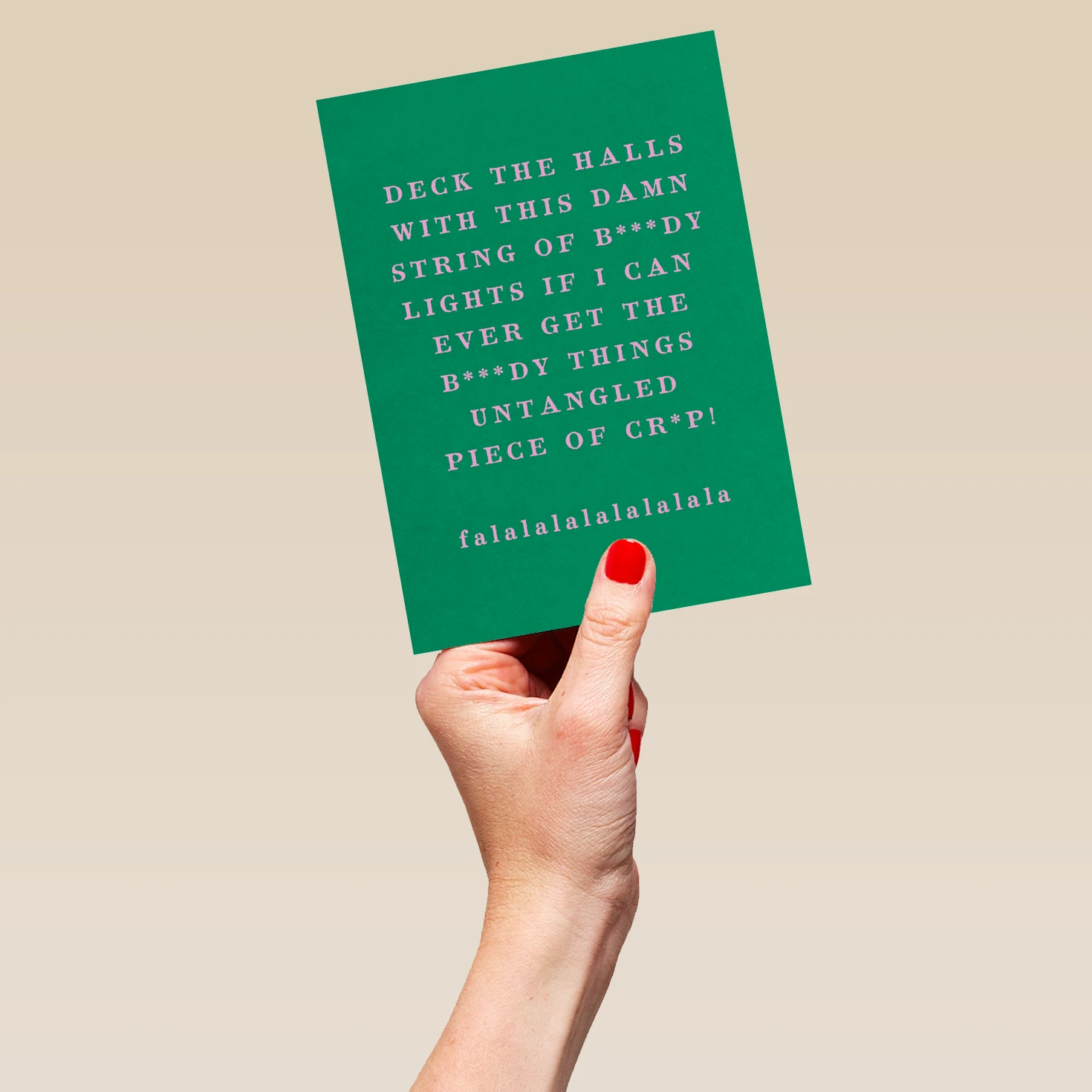 Pod Personalised Funny Deck The Halls Lights Christmas Card 5 Pod Personalised Funny Deck The Halls Lights Christmas Card - Image 5