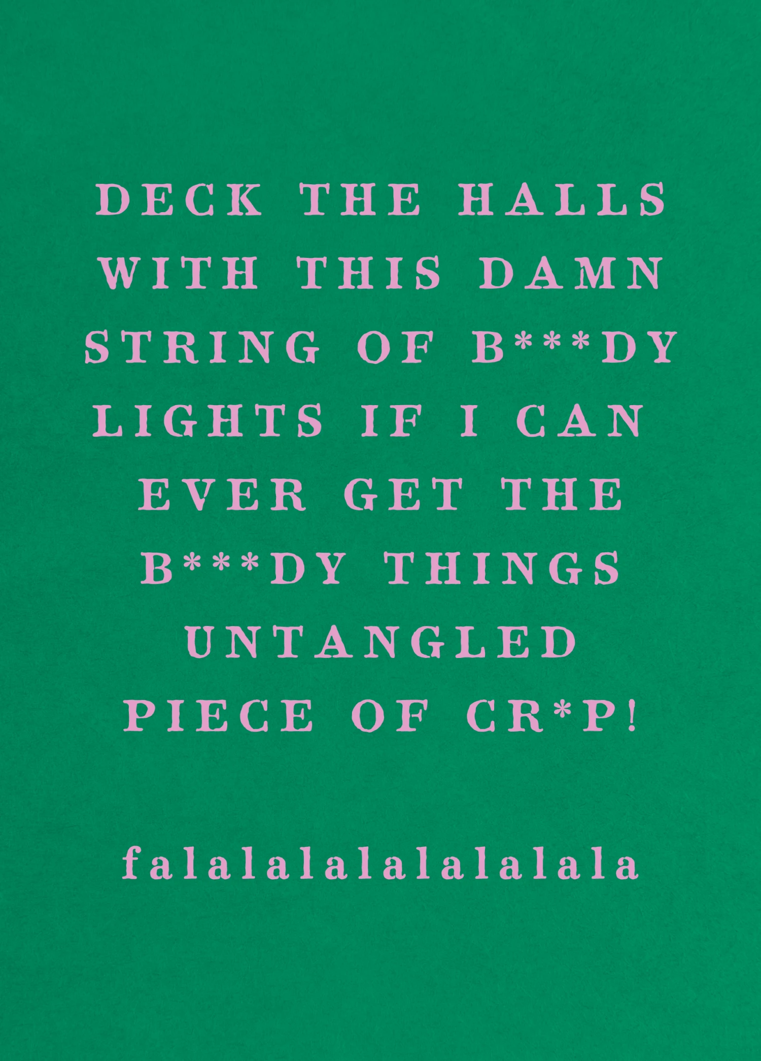 Pod Personalised Funny Deck The Halls Lights Christmas Card 1 Pod Personalised Funny Deck The Halls Lights Christmas Card