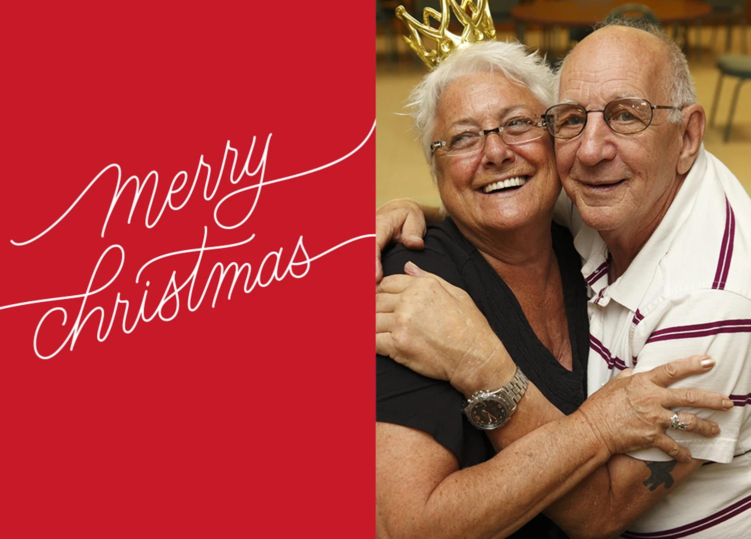 Pod Personalised Merry Christmas Red Photo Christmas Card 1 Pod Personalised Merry Christmas Red Photo Christmas Card