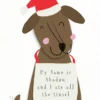 Pod Personalised Funny Dog Christmas Card