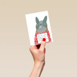 Pod Personalised Funny Dog Shaming Christmas Card -Pod Shop F3006345 hand S