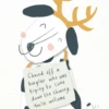 Pod Personalised Dog Shaming Funny Dalmatian Christmas Card