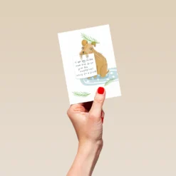 Pod Personalised Dog Shaming Funny Naughty List Christmas Card -Pod Shop F3006349 hand S