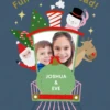 Pod Personalised Full Steam Ahead Photo Christmas Card