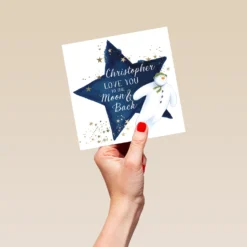 Pod Personalised Kids The Snowman™ Flying Christmas Card 9 Pod Personalised Kids The Snowman™ Flying Christmas Card -Pod Shop F3007495 hand L