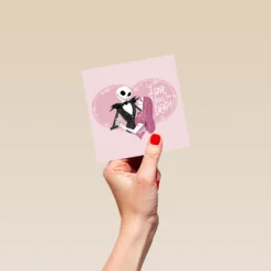 Pod Personalised Pink Disney The Nightmare Before Christmas Valentine's Day Card 8 Pod Personalised Pink Disney The Nightmare Before Christmas Valentine's Day Card -Pod Shop F3007612 hand S