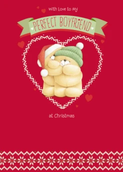 Pod Personalised Cute Perfect Boyfriend Forever Friends Christmas Card