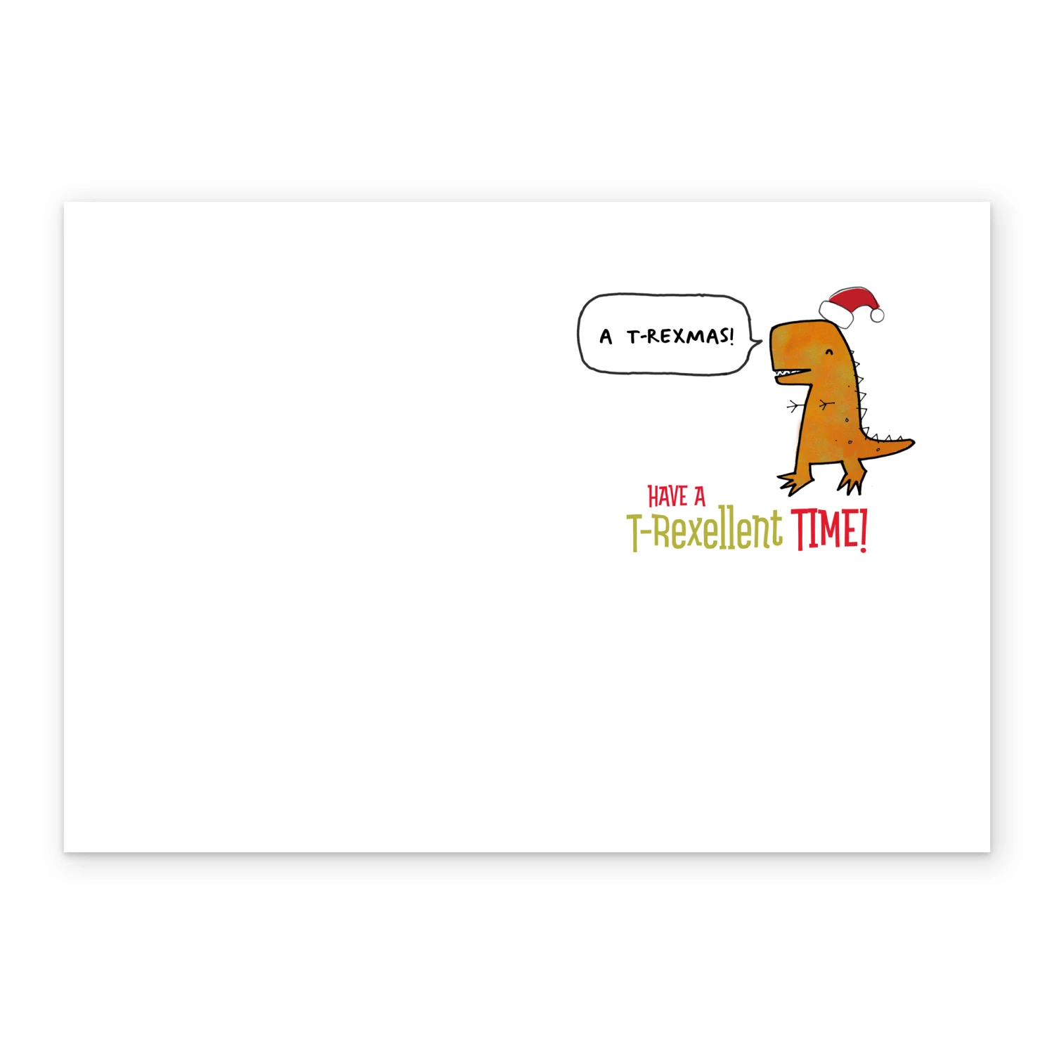 Pod Personalised For Brother Festive Dinosaur Christmas Card 3 Pod Personalised For Brother Festive Dinosaur Christmas Card - Image 3