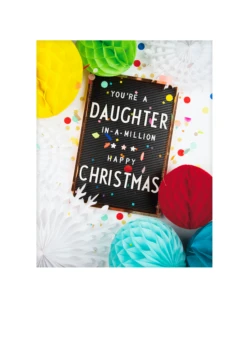 Pod Personalised For Daughter Decorations Christmas Card