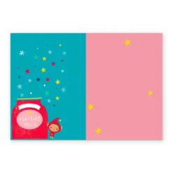 Pod Personalised Elves Christmas Card For Daughter -Pod Shop F3100028 alt2