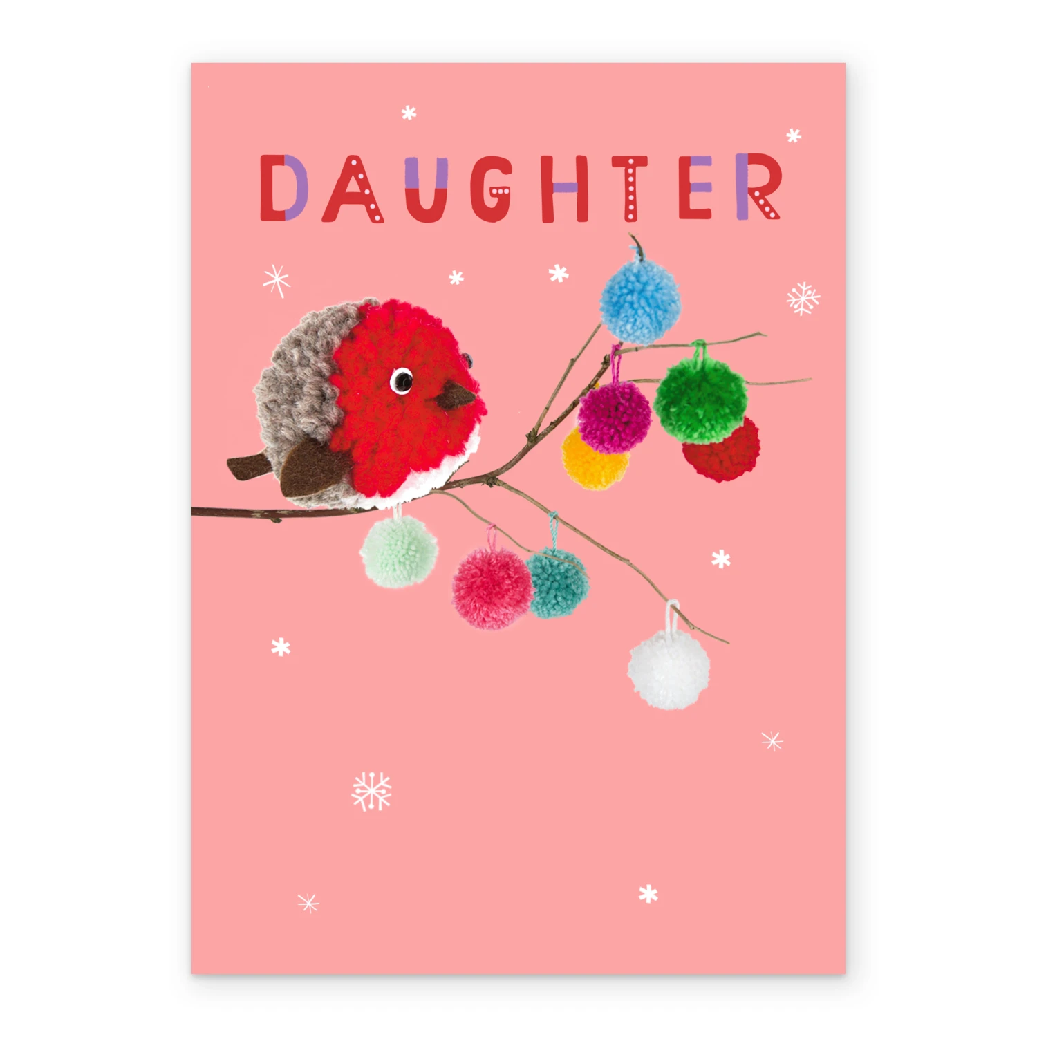 Pod Personalised For Daughter Cute Robin Christmas Card 2 Pod Personalised For Daughter Cute Robin Christmas Card - Image 2