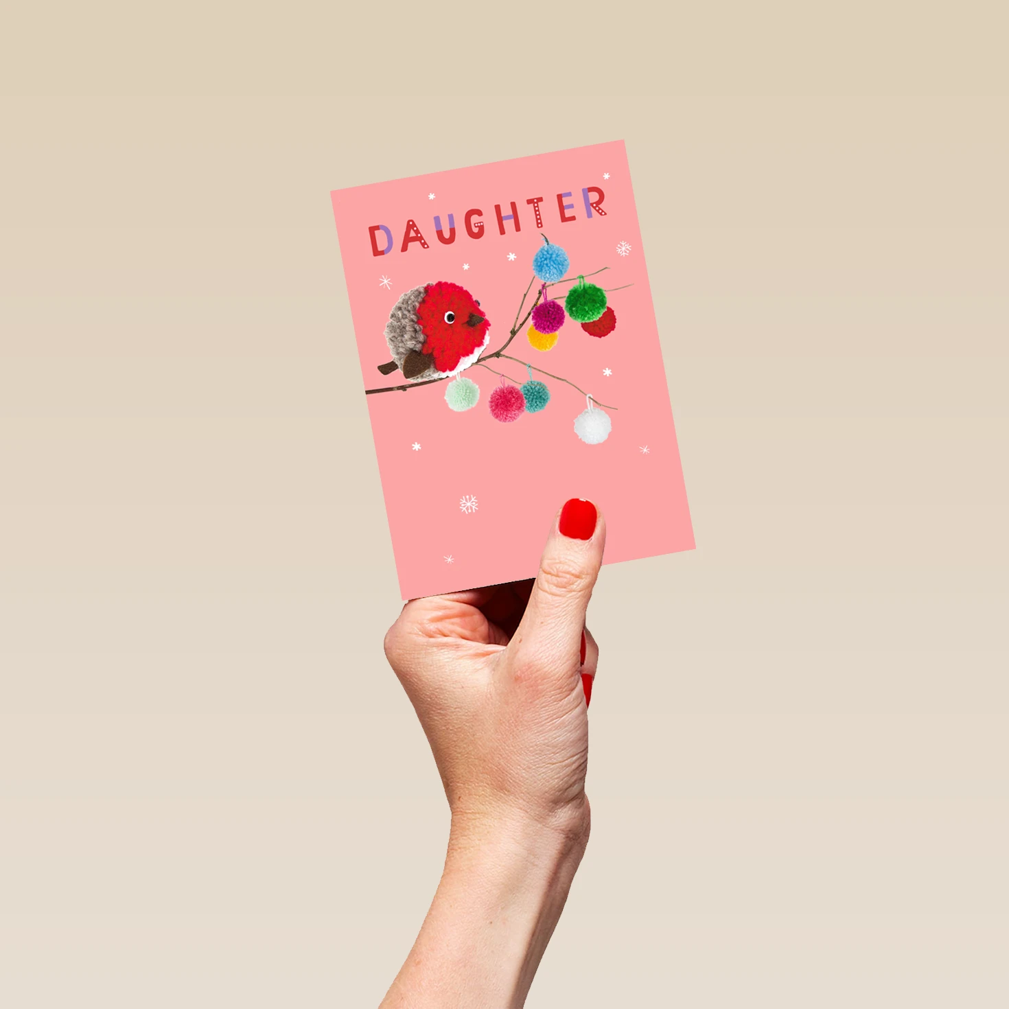 Pod Personalised For Daughter Cute Robin Christmas Card 4 Pod Personalised For Daughter Cute Robin Christmas Card - Image 4