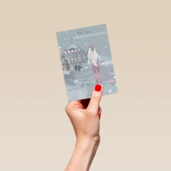 Pod Personalised Ice Skating Design Granddaughter Christmas Card 8 Pod Personalised Ice Skating Design Granddaughter Christmas Card -Pod Shop F3100059 hand S