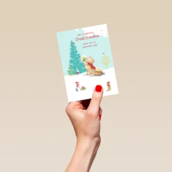 Pod Personalised Cute Great Grandma Forever Friends Christmas Card -Pod Shop F3100063 hand S