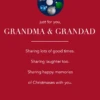 Pod Personalised Classic Christmas Card For Grandma And Grandad