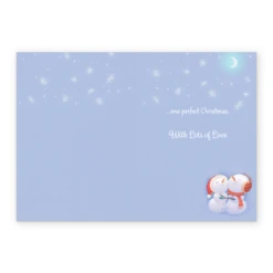 Pod Personalised Grandparents Cute Snowmen Christmas Card -Pod Shop F3100068 alt2