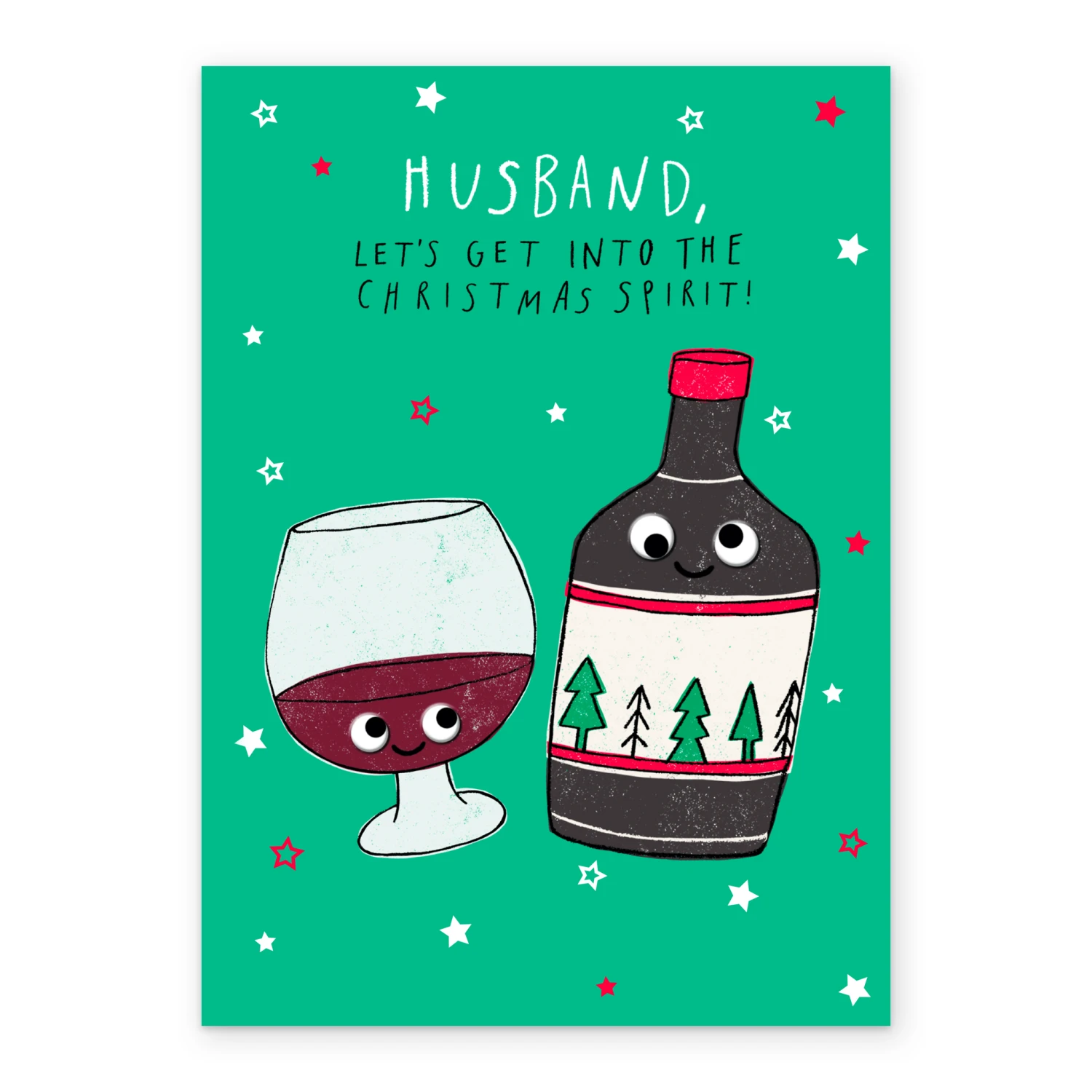 Pod Personalised Christmas Spirit Bottle Card For Husband 2 Pod Personalised Christmas Spirit Bottle Card For Husband - Image 2