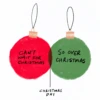 Pod Personalised Christmas Cheer And Baubles Card