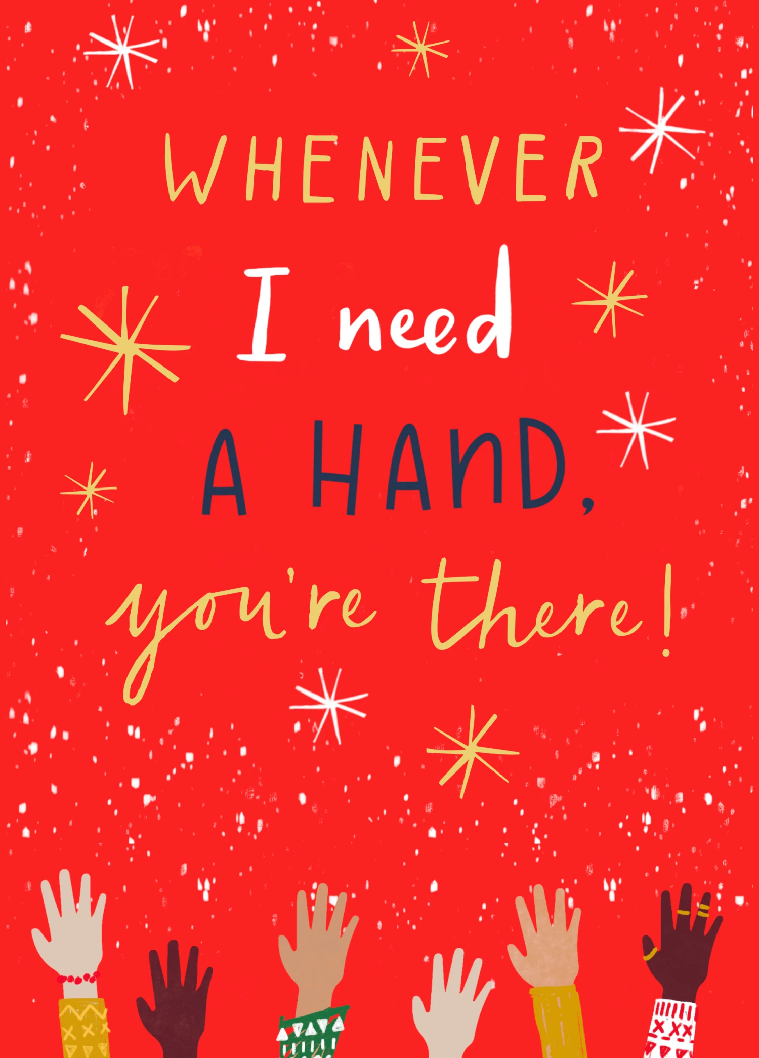 Pod Personalised Encouragement Friendship Christmas Card 1 Pod Personalised Encouragement Friendship Christmas Card