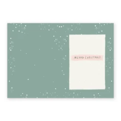 Pod Personalised Snow Angel Christmas Card -Pod Shop F3100102 alt2
