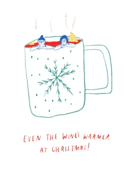 Pod Personalised Mulled Wine Mug Christmas Card