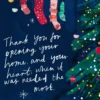 Pod Personalised Thank You Christmas Stocking Card