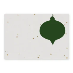 Pod Personalised Traditional Christmas Bauble Card -Pod Shop F3100116 alt2