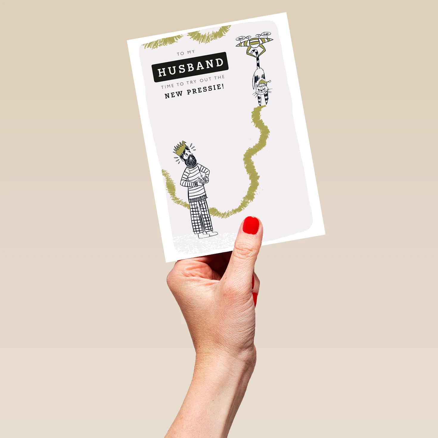 Pod Personalised Pressie For Husband Christmas Card 5 Pod Personalised Pressie For Husband Christmas Card - Image 5